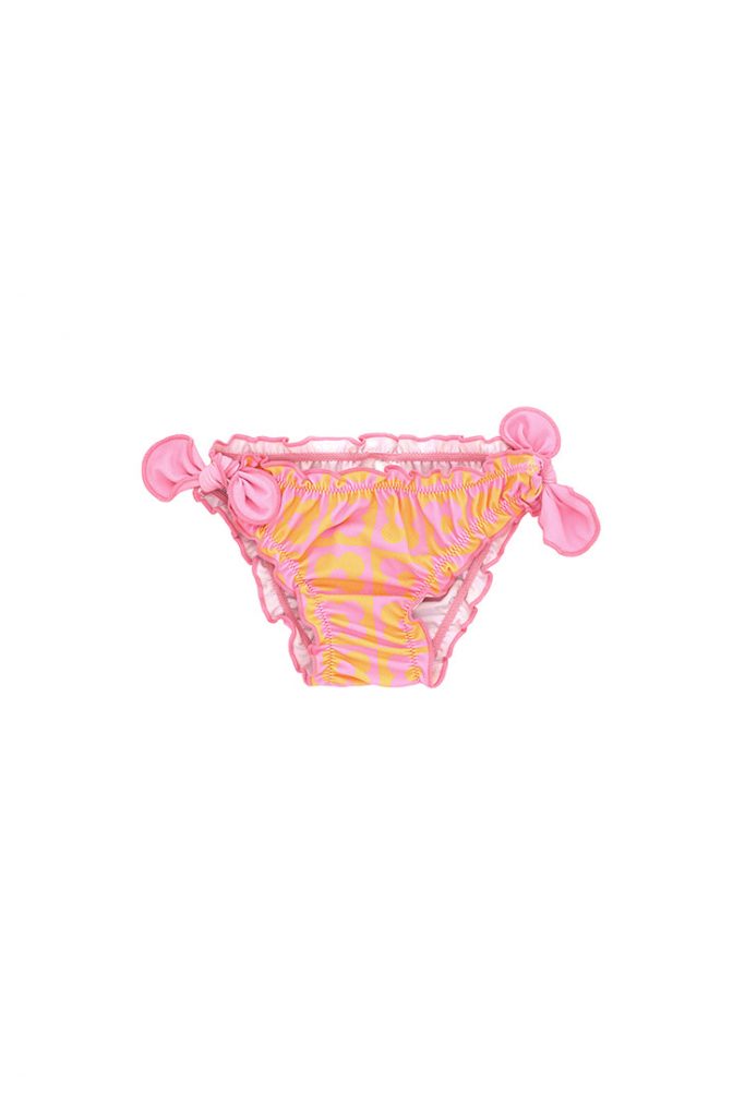 Beachwear baby girl beach briefs with bows