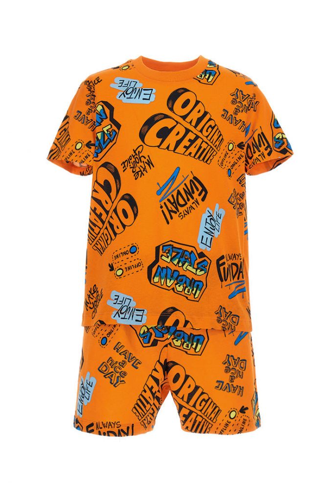 Good Night Boy Short Pajamas In Cotton 1