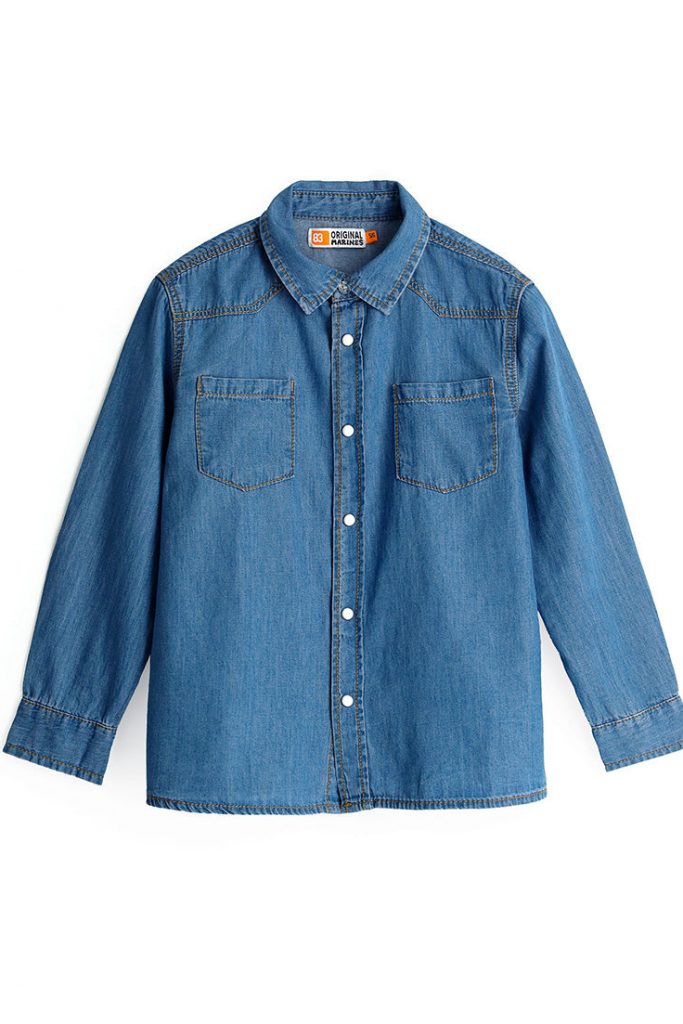 The worker boy denim shirt