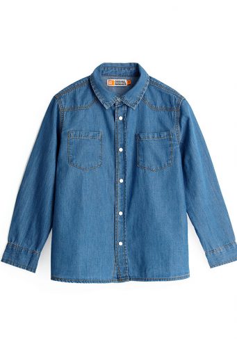 The worker boy denim shirt