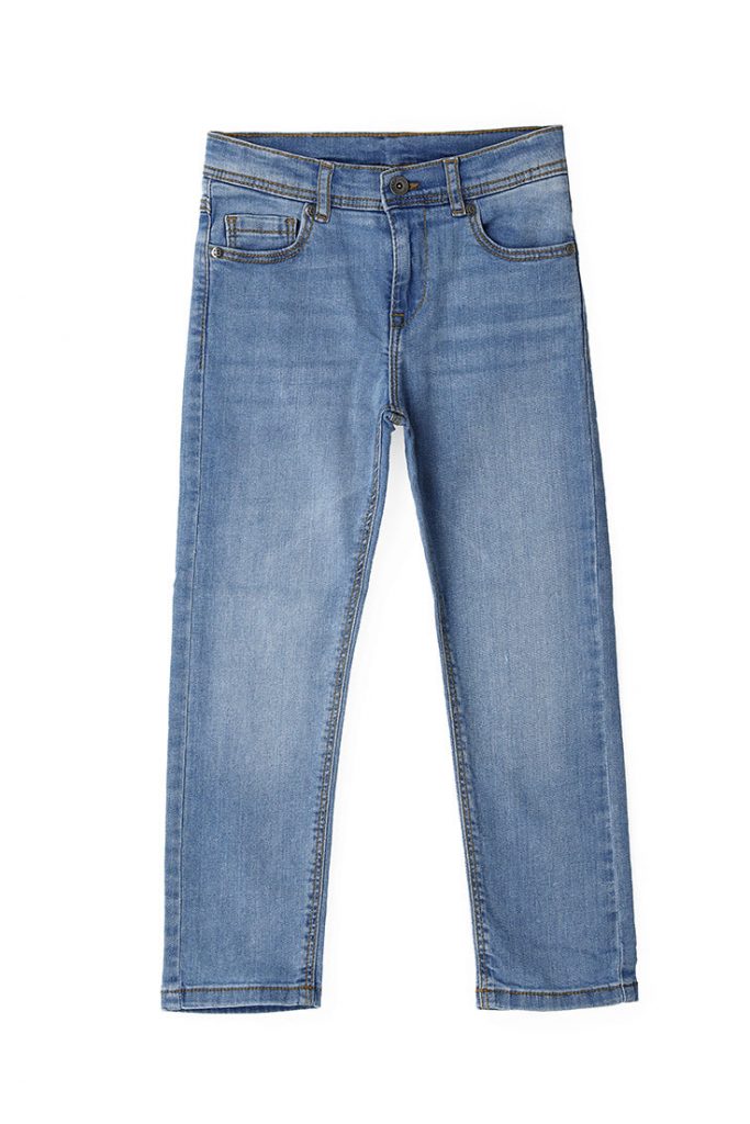 The worker boy cotton denim trousers 2
