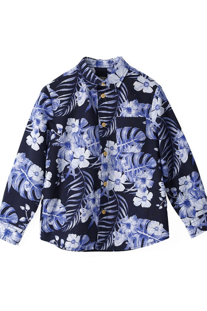 Special day boy linen-cotton shirt 2
