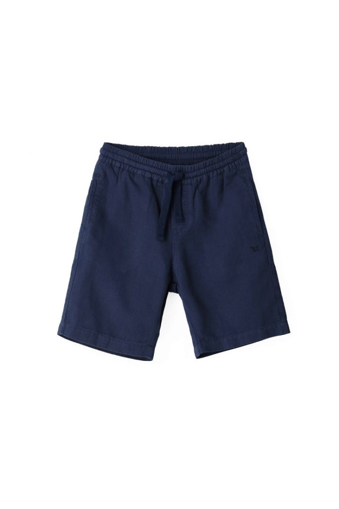 Special day boy linen-cotton bermuda
