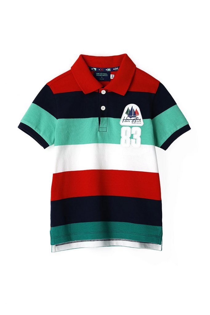 Ocean Side Boy Piquet Polo Shirt