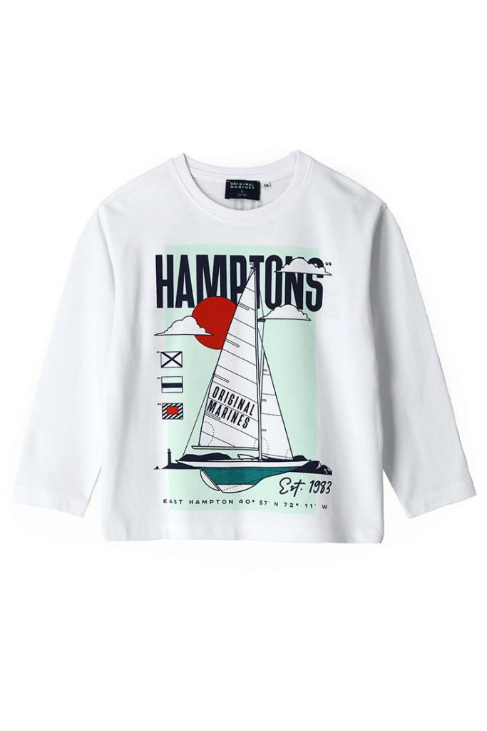 Ocean side boy piquet sweater