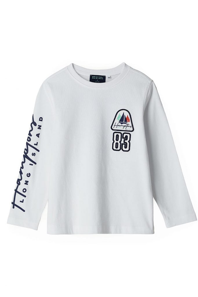 Ocean side boy long sleeve shirt