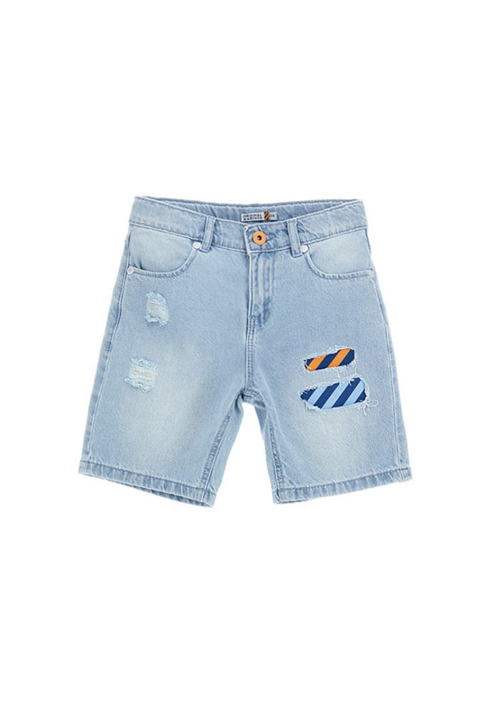Marine biologist boy denim bermuda 2
