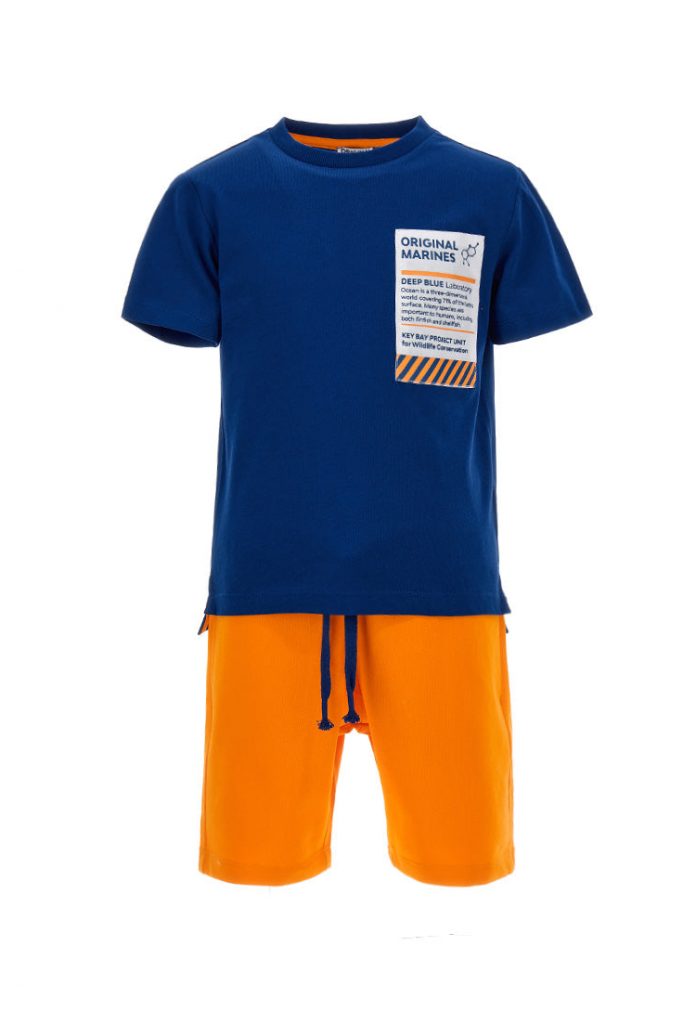 Marine biologist boy t-shirt and bermuda set 2