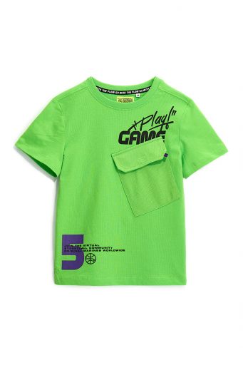 Street sport boy t-shirt with pocket
