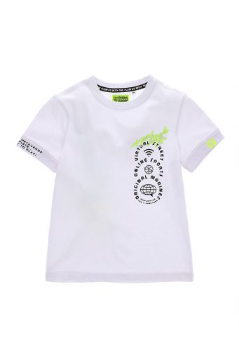 Street sport boy t-shirt with embroidery