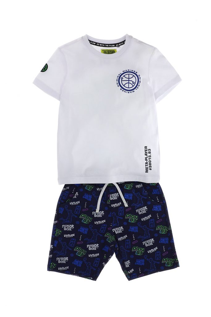 Street sport boy t-shirts and shorts sets 10