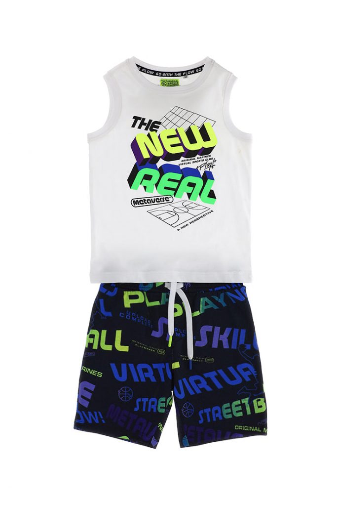 Street sport boy t-shirts and shorts sets 11