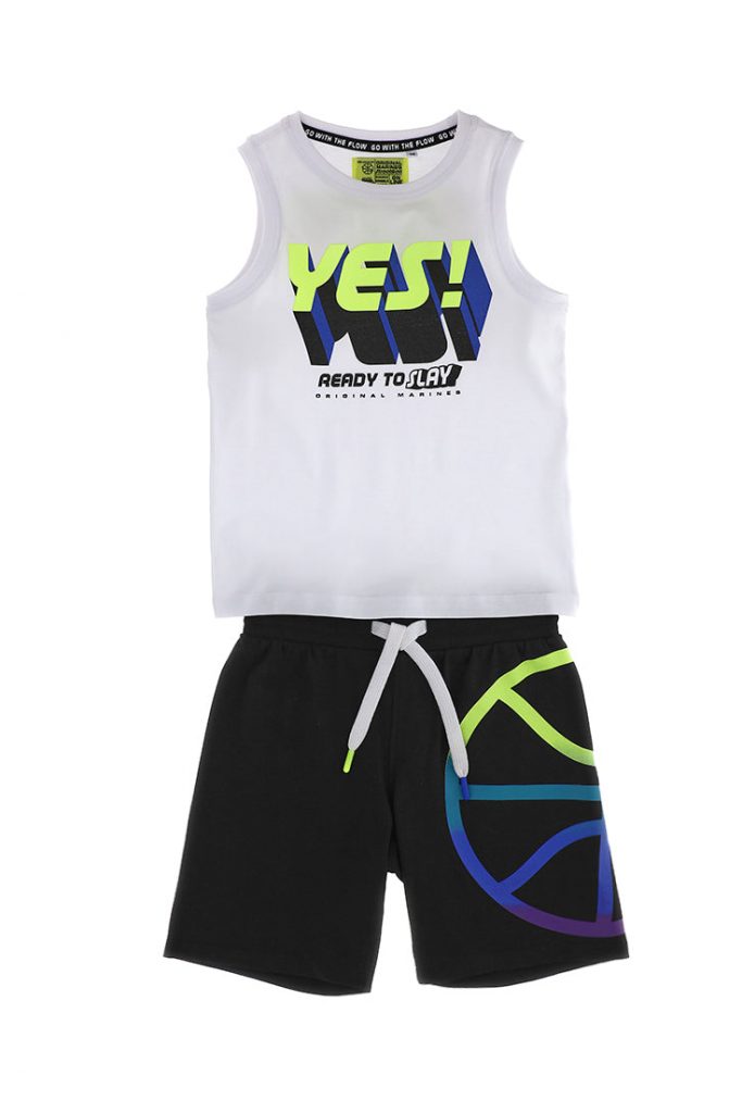 Street sport boy t-shirts and shorts sets 12