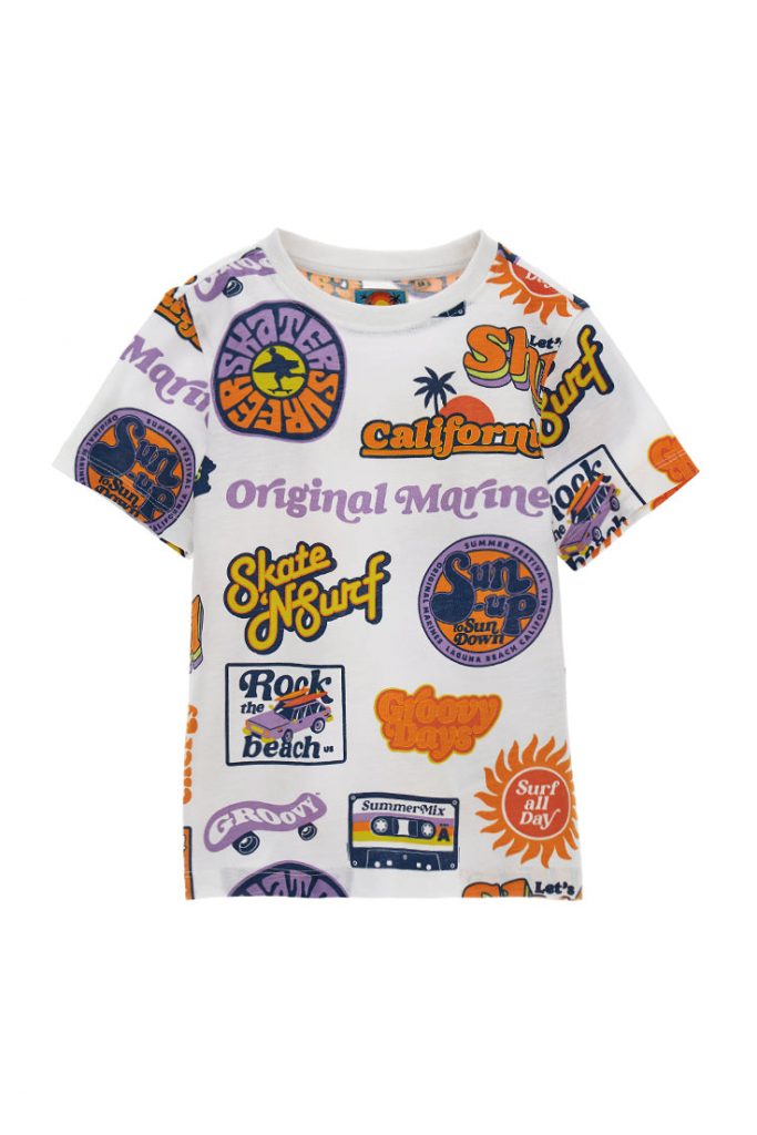Surf Spirit Boy Slub Cotton T-Shirt 1