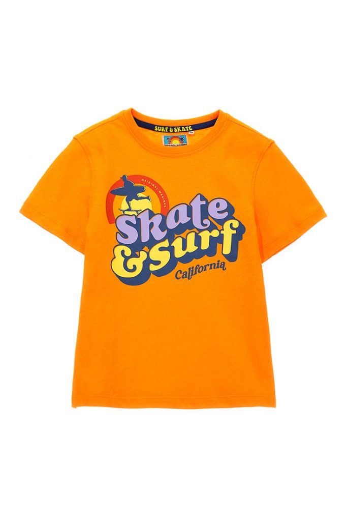 Surf spirit boy t-shirt in slub cotton 1