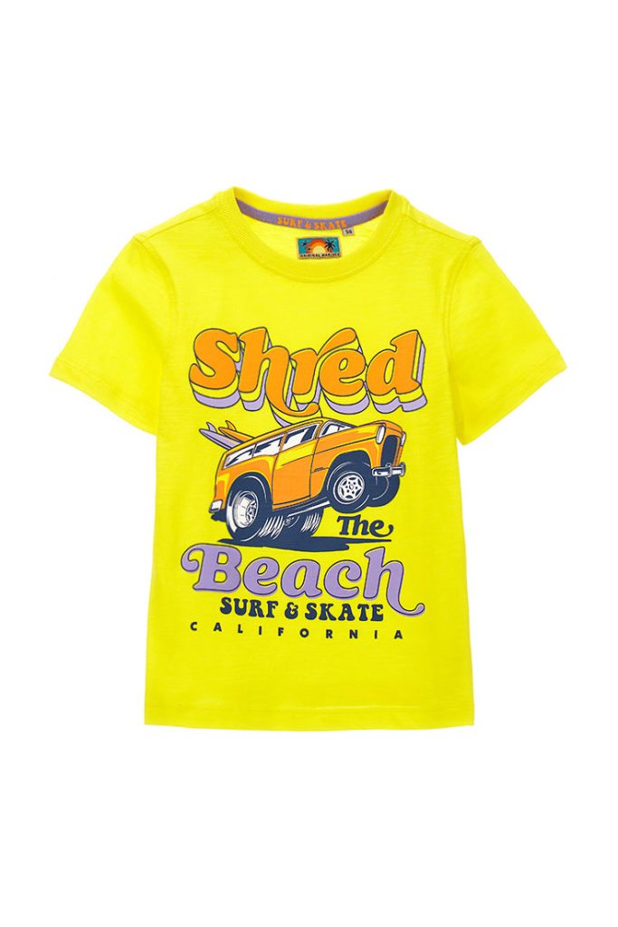 Surf spirit boy slub cotton t-shirt 2