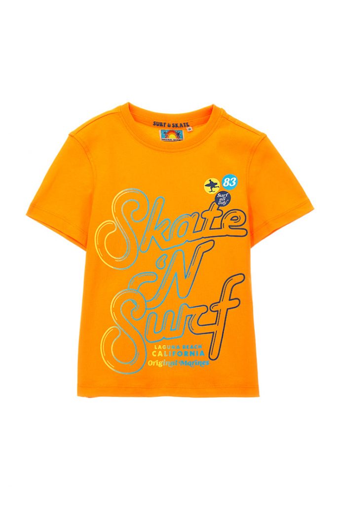 Surf spirit boy t-shirt in slub cotton 2