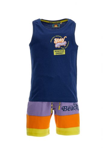Surf spirit boy tank top and bermuda set 2