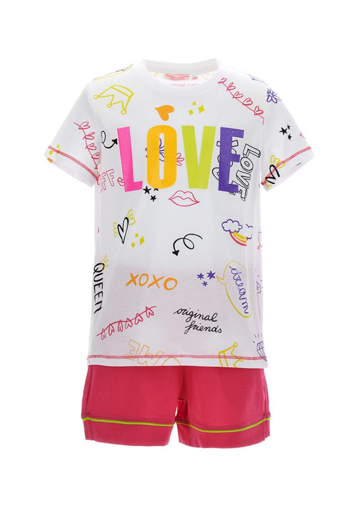 Good night girl short pajamas in cotton 11