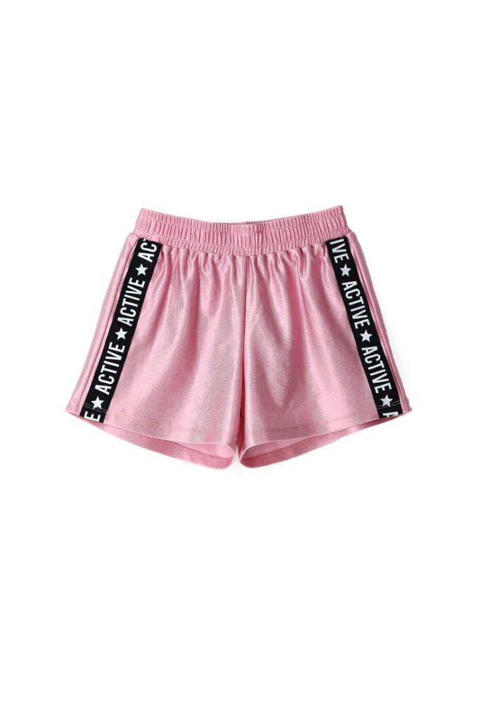 Active girl shorts in technical fabric