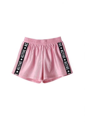 Active girl shorts in technical fabric