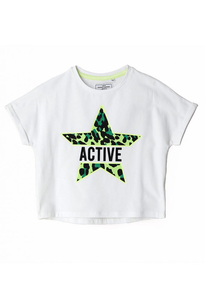 Active girl sleeveless t-shirt