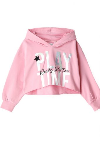Active girl short sweatshirt