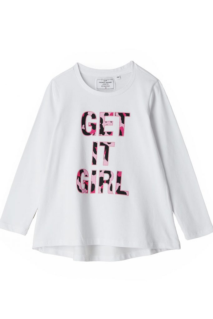 Active girl long sleeved t-shirt
