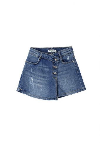 Miss Couture Girl Denim Pants Skirt
