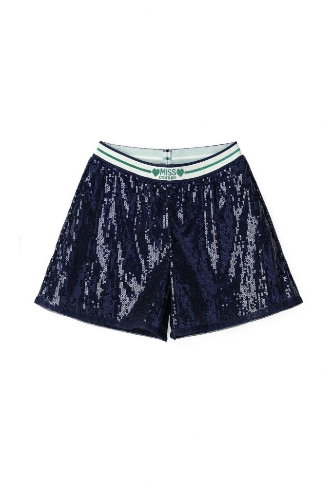 Miss Couture Girl Bermuda With Sequins