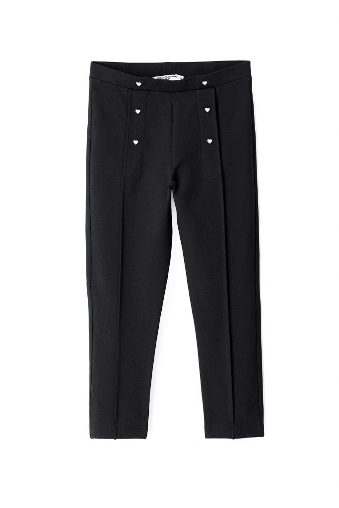 Miss Couture Girl Leggings With Buttons