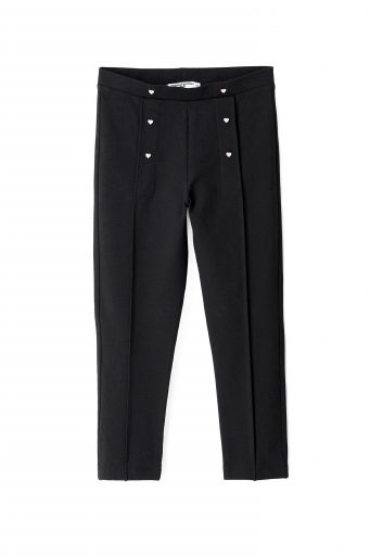 Miss Couture Girl Leggings With Buttons