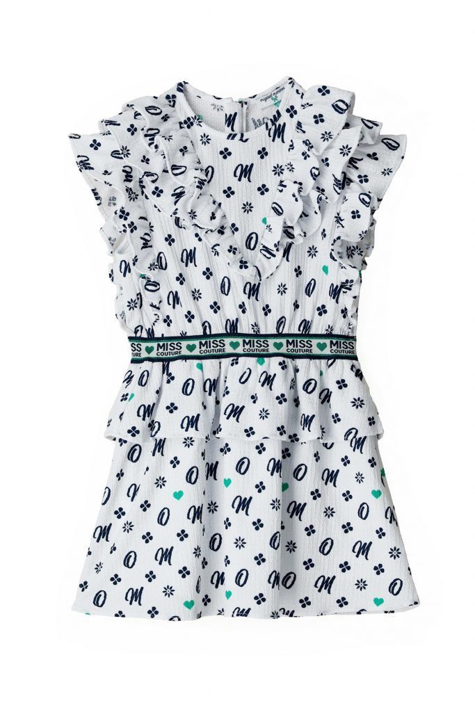 Miss Couture Girl Dress With Ruffles