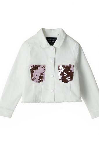 Jackets girl jacket with sequins 2