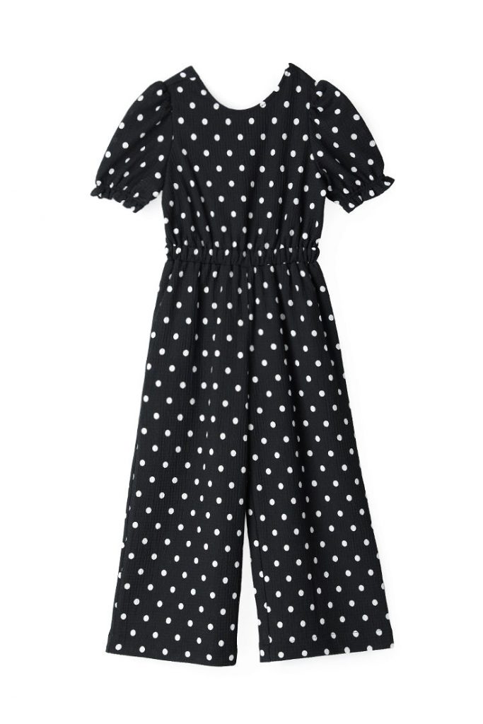 Street chic girl crepe jumpsuit