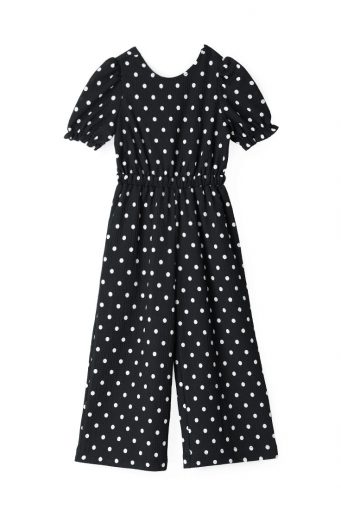 Street chic girl crepe jumpsuit