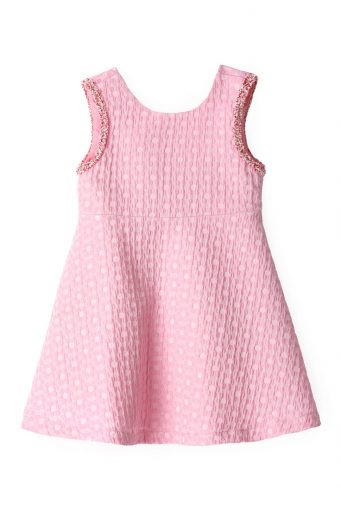 Special day girl tweed effect dress