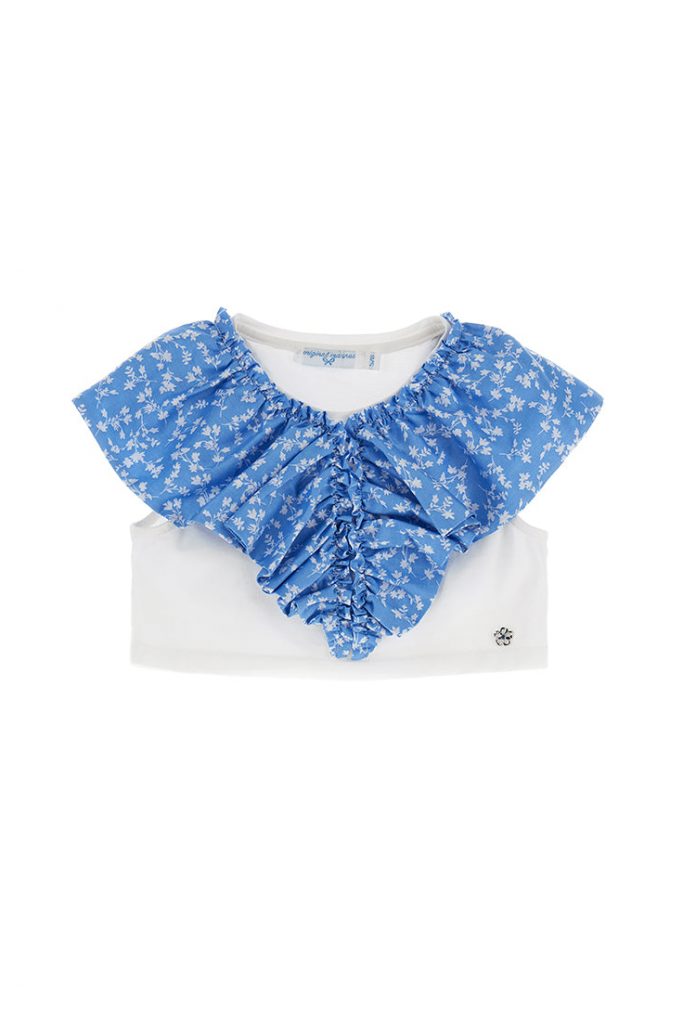 Miss lace girl stretch short top