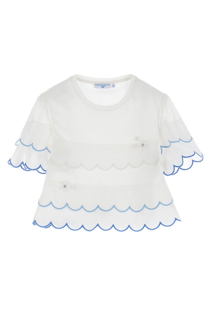 Miss lace girl t-shirt with applications 3