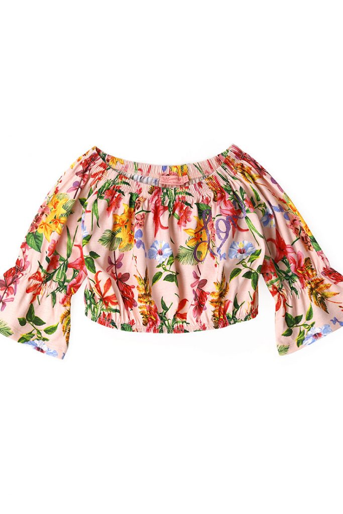 Ibiza’s market girl 3/4 sleeve t-shirt