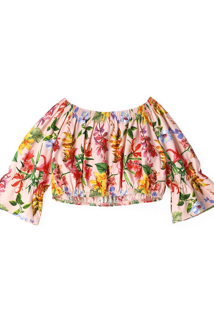 Ibiza’S Market Girl 3/4 Sleeve T-Shirt