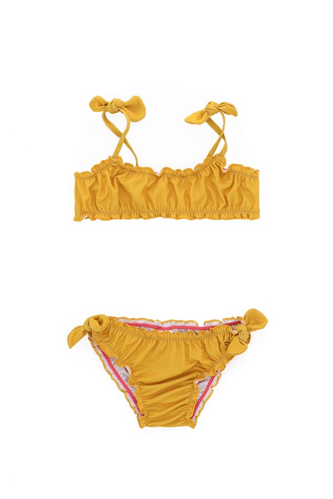 Beachwear girl glitter effect beach set