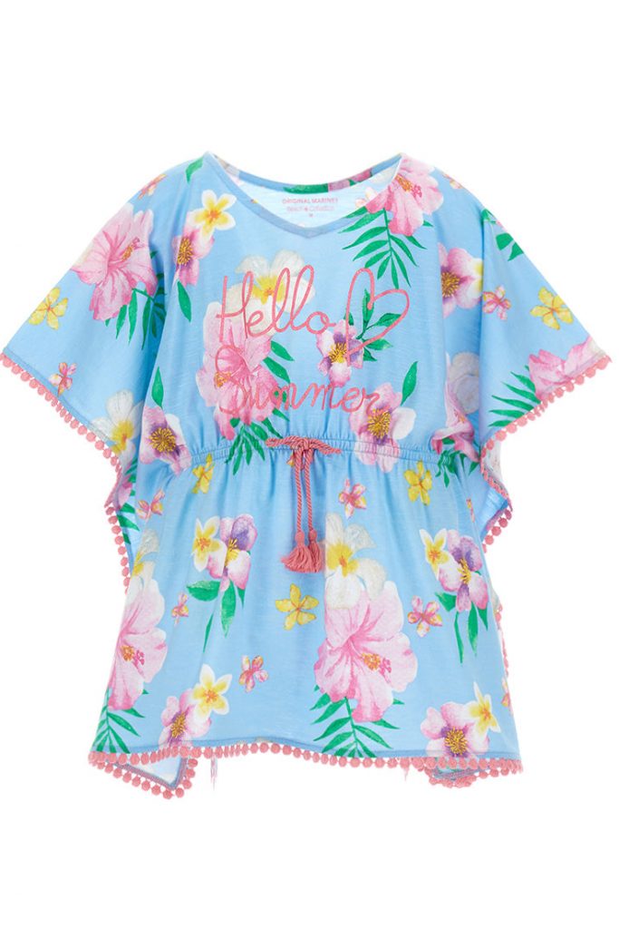 Beachwear girl dress cover with fringes