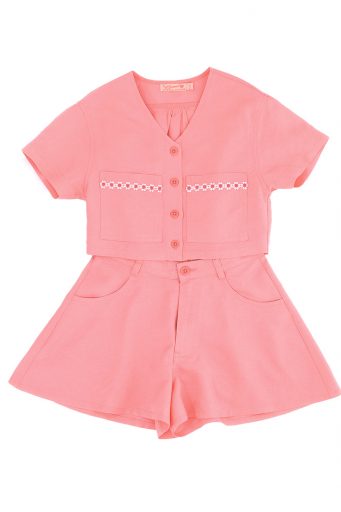 Ibiza’s market girl shirt and shorts set