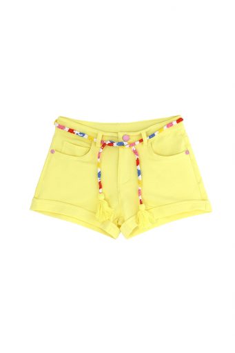 Tropical pastel girl shorts 5 pockets 2