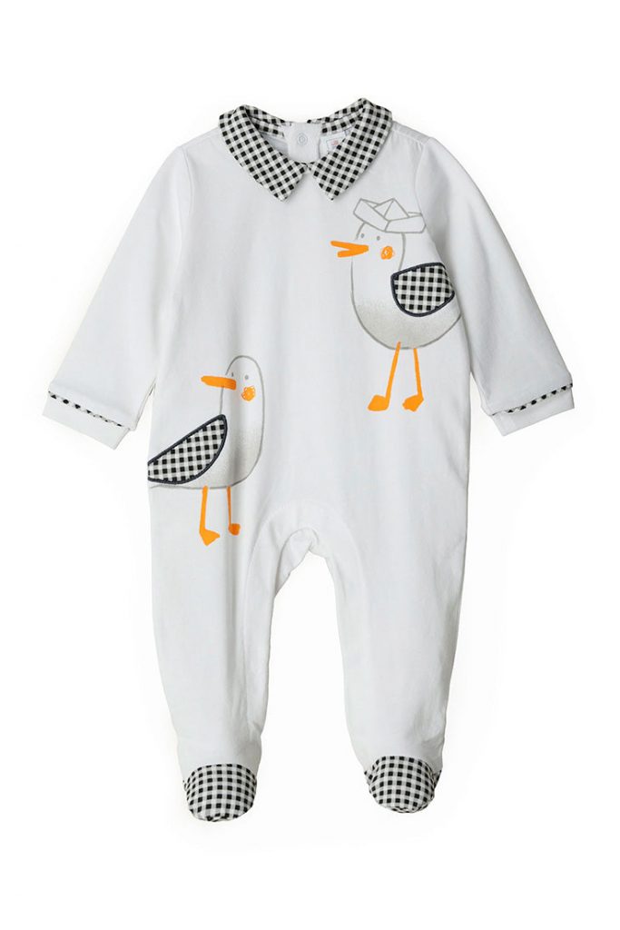 Blacky blaze new born boy romper with applications