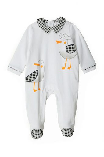 Blacky blaze new born boy romper with applications