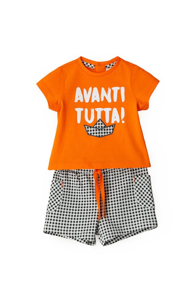Blacky blaze new born boy t-shirts and shorts sets 1