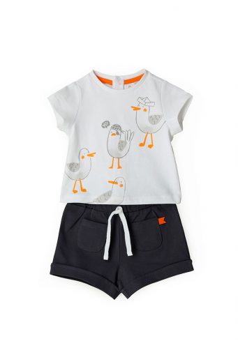 Blacky blaze new born boy t-shirts and shorts sets 2