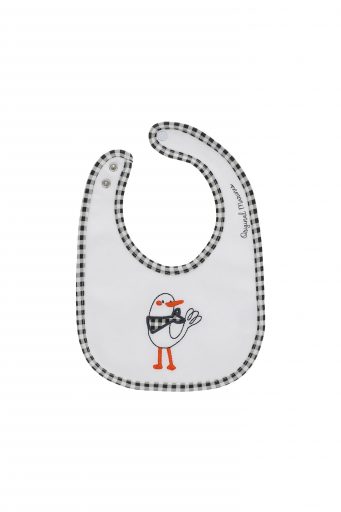 Blacky blaze new born boy printed bib